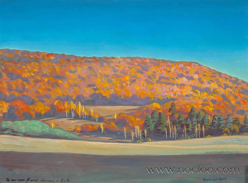 Rockwell Kent Adirondack Landscape